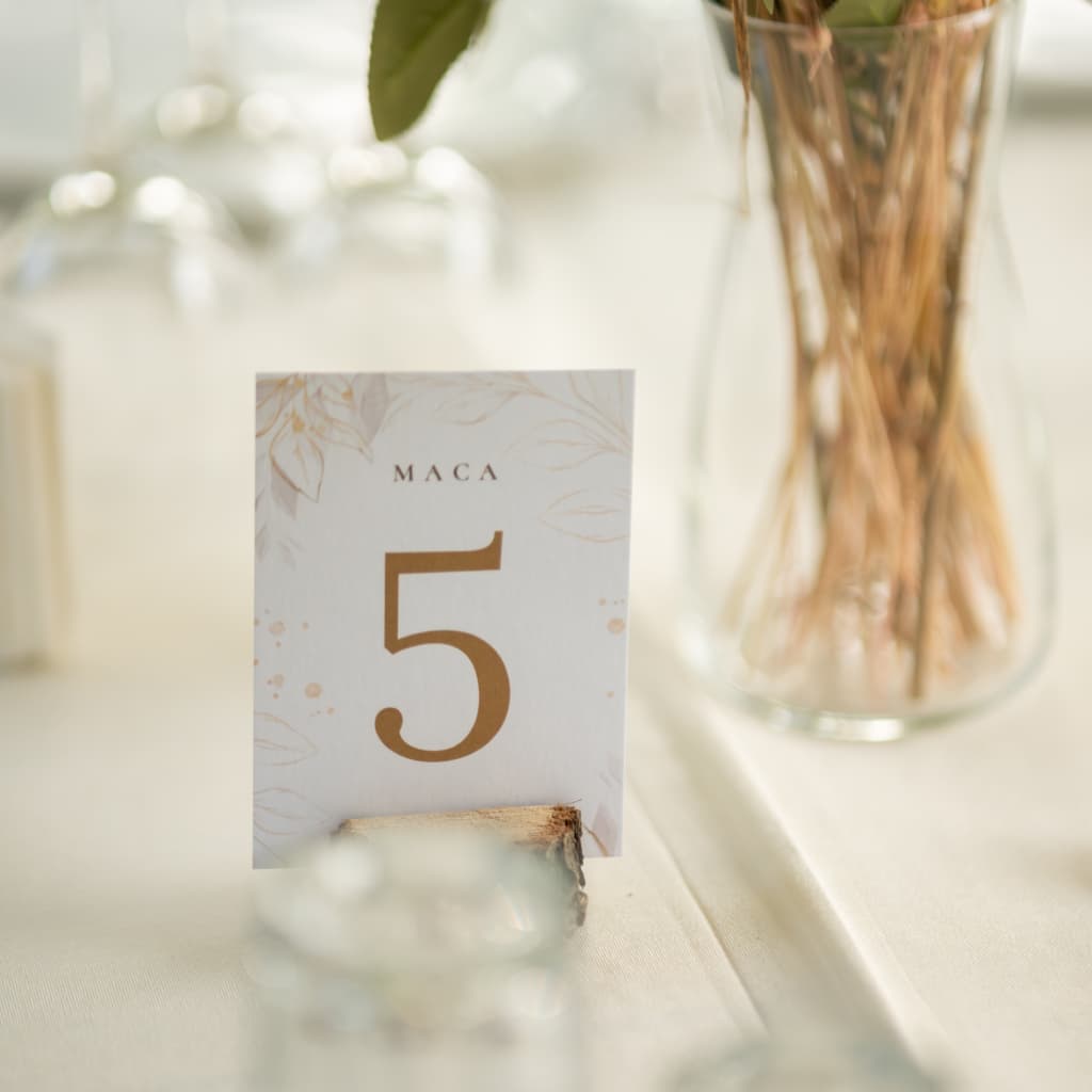 Wedding table cards